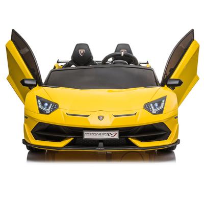 China Ride On Toy Lamborghini Licensed Car For Kid Luxury Electric Toy Cars Ride On Car With Remote Control for sale