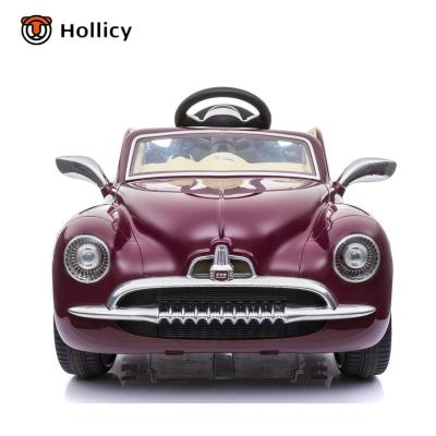 China Ride On Toy HOT SALE Ride On Vintage Electric Cheap Classic Car Kids Toy Battery Plastic Toy for sale