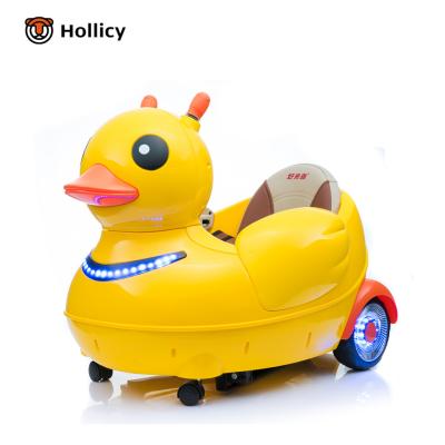 China Ride On Toy Yellow Duck Children Ride On Car Plastic Vehicle Baby Walker Baby Stroller Electric Swing Car for sale