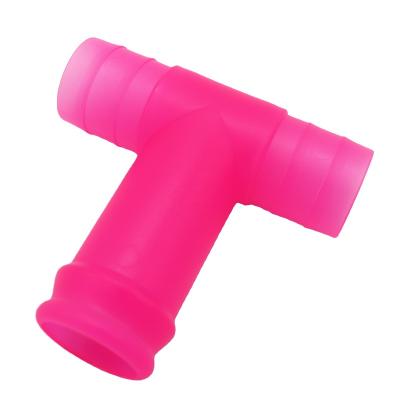 China Beautiful colorful plastic T connector adapter for dual bottle air vent, dual box air vent, dual timer air vent for sale