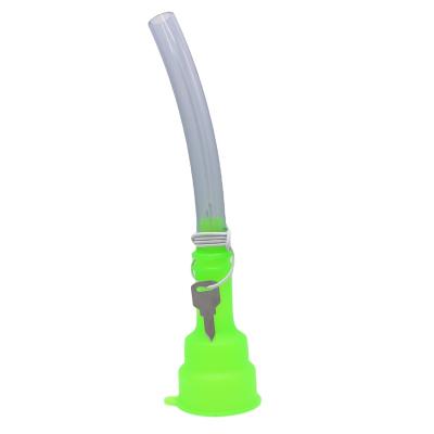 China Beautiful New Colored Blast Colorful BEER Bud BLUE BEER Funnel Shotgunning Tool for sale