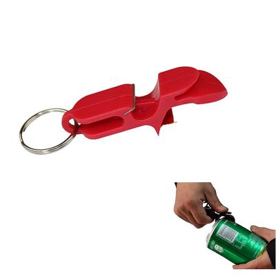 China Viable Cheap Price Plastic Can Opener, Beer Bottle Openers, Beer Shotgun Key Chain Tool for sale