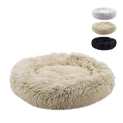 China PASSIONATE Plush Luxury Pet Bed for Dog Cat Anti-Slip Waterproof Base for sale