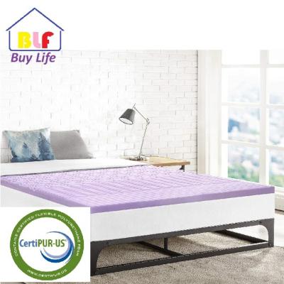 China 5 Inch Lavender Memory Foam Home Mattress Topper - Furniture 3 Zone for sale