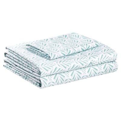 China Lightweight Disposable Basics Microfiber Sheet Set Printed Micro Fiber Sheet Set for sale