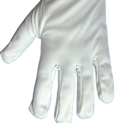 China high quality custom protective white nylon work glove of anti-dust work safety anti-dust for sale