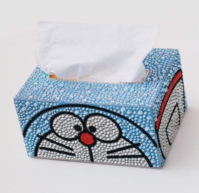 China Resin and Plastic Diamonds Shape Tissue Box for sale