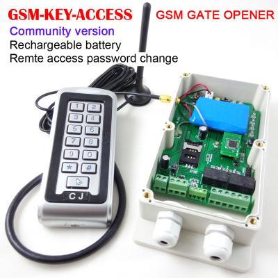 China GSM Key Door Access Controller with Keypad Password for Community Security Entry GSM-KEY-ACCESS200 for sale