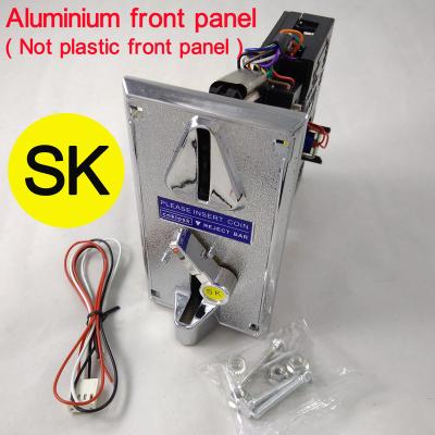 China Comparable Type Aluminum Front Panel Coin Acceptor SK for sale