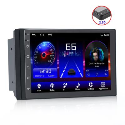 China 2.5D Touch Screen Android 9 7 Inch GPS Navigation Universal Dual Din Car Audio Autoradio and Gps for sale