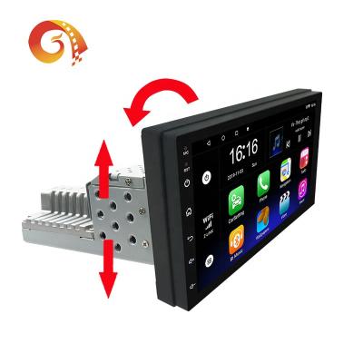 China GPS 7168A7-1din H12 Inch 1 Din Universal Head Unit Video Touch Screen Android 7 Car Player Stereo Radio for sale