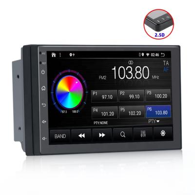 China GPS Hot Sell 2 DIN 1024*600 HD 7 Inch Android Support Universal Camera DVD FM AM Stereo Touch Screen Car Media Player for sale