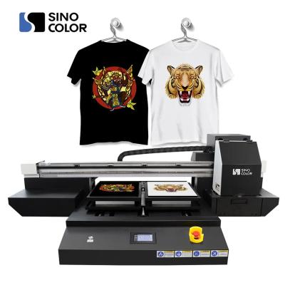 China Garment Shops Top Selling A2 Two i1600 Heads 2400dpi Dual Pallet DTG High Resolution Multicolor T-shirt Printer For Garment Cheap Price for sale