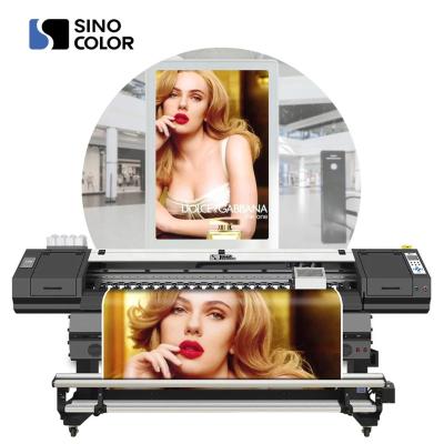 China i3200/F1080 Two Head Print Stores High Precision Up To 2400dpi Eco Solvent Inkjet Printer For Advertising Banner Price Cheap for sale