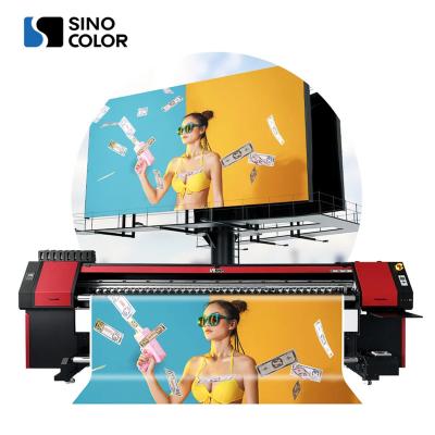 China Printing stores high technology 3.2m width four i3200 heads inkjet eco wide format 2400dpi printer For cable solvent banner for sale