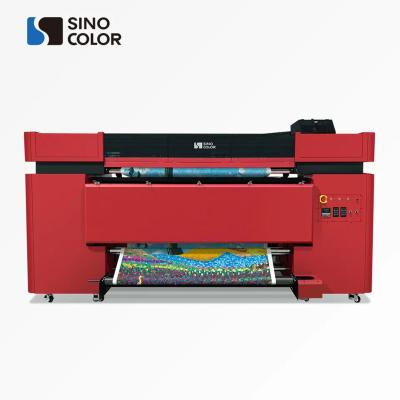 China Chinese manufacturer 2/4 i3200 printer heads 2400dpi inkjet textile printer printing 1.8m width flex banner poster for outdoor for sale