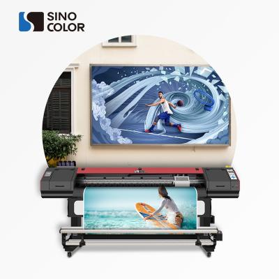 China Two i1600 advanced high resolution 2400dpi UV-LED lamp dtf roll to roll inkjet printer directly to film for sticker 1.8 meters for sale