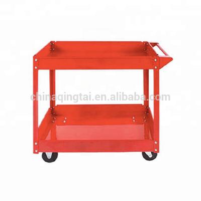 China Easy Motion 3 Tier Power Liner Garage Tool Cart Red Serving Cart for sale