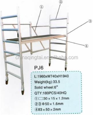 China Industrial Aluminum Folding Scaffolding For Construction for sale