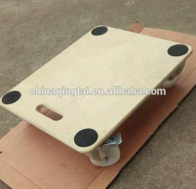 China Wooden mobile tools pallet with wheels for sale