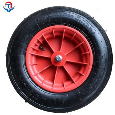 China Other Small Wheelbarrow Pneumatic Rubber Wheel 4.00-8 for sale