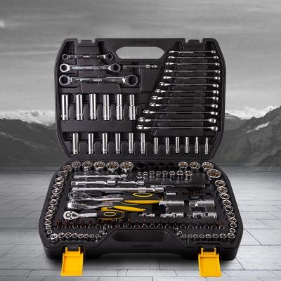 China DIY Hardware Tool Kits Impact Box Home 150 Pcs Car Repair Tool Kit Professional Vehicle Wrench Screwdriver Tool Socket Set for sale