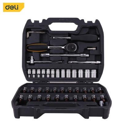 China DIY Grocery Tools EDL1046 Impact Box 46 Pcs Wrench Tool Socket Set for sale