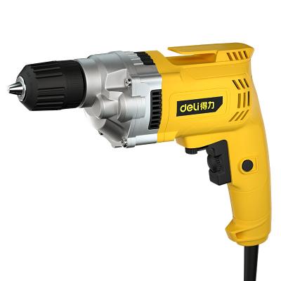 China 220v Household High Torque 450W Adjustable Speed ​​Portable Yellow Handheld Electric Drill 220*200mm for sale