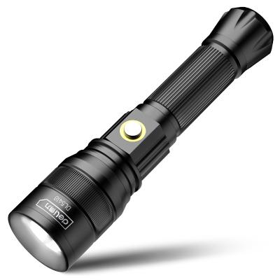 China LED Flashlight New Product Camping Smart Charging DC Alloy 1200mAh Strong Aluminum Light Flashlight for sale