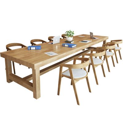 China (Size) Hot Sale Rectangle Solid Pine Solid Wood Wooden Legs Adjustable Strong Size Can Be Customized Dining Table Chair for sale