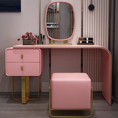 China 2021 New Year Adjustable Vanity Table Bedroom Furniture Mid Century Modern (Height) Desk Customized Dressers for sale