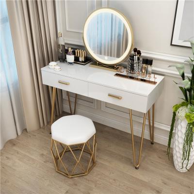 China (Size) 2021 France Design Adjustable Modern Nordic Bedroom Furniture Set Modern Dresser Dressing Table for sale