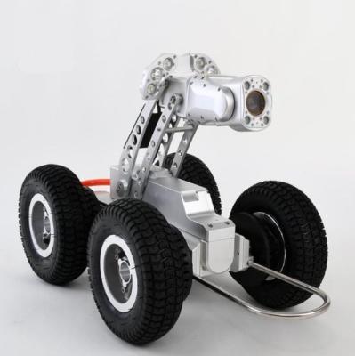 China PAN-TILT Pipe Inspection Crawler Robot Camera for 300-2000mm Pipe Detection for sale