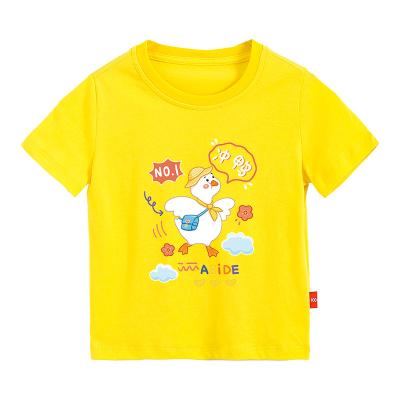 China 2022 new arrivals anti-shrink dress comfortable 8 years boy clothes lovely cotton fabric custom printing T-shirt for sale