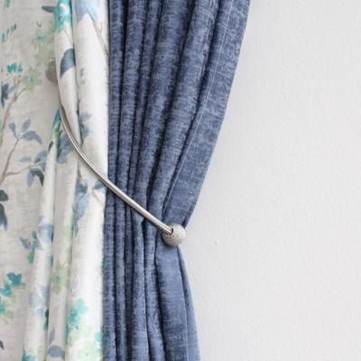 China Jingle Punch-free magnetic curtain tie buckle strap tie back hook curtain holder storage belt magnet fixed luxury curtain tie for sale