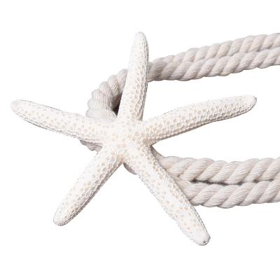 China Wholesale simple style starfish curtain tie backs creative weaving curtain side buckle straps curtain buckle and strap kit for sale