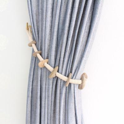 China Industrial Wind With cement wall rope hook curtain curtain rope tie back B & B cafe model room designer/Only weave curtain rope for sale