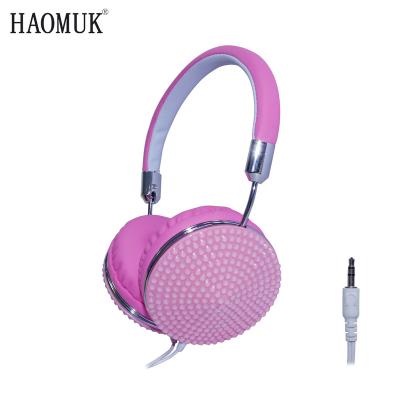 China Handsfree Headband 3.5mm Cable Earphones For Earpiece Over The Ear Earpiece For Student for sale