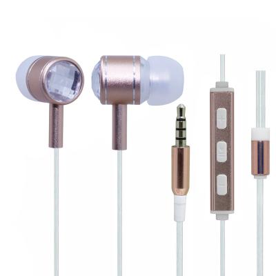 China high quality In-ear stereo in ear headphones wire headphones with box for sale