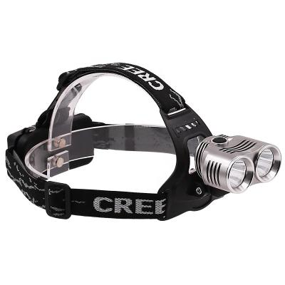 China Rise 1000 super bright led cree headlight 10w t6 light source 18650 xml t6 power dual lumen aluminum outdoor cree mining miner for sale