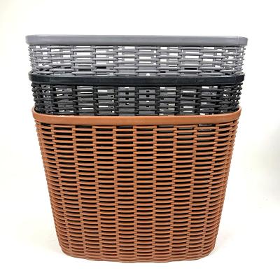 China Wholesale Price Single Durable Cheap Plastic Bicycle Accessories Basket For Road Bike for sale