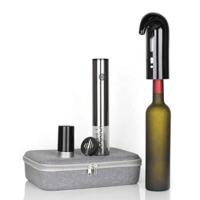 China Premium Design Tending Products 2022 New Arrivals Rechargeable Automatic Electric Wine Bottle Opener Set for sale