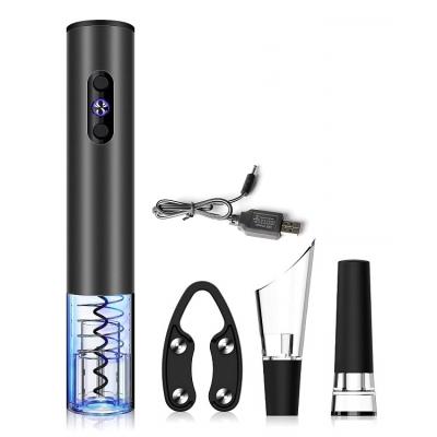 China Gift Set Rechargeable Electric Amazon Success Wine Opener Set for sale