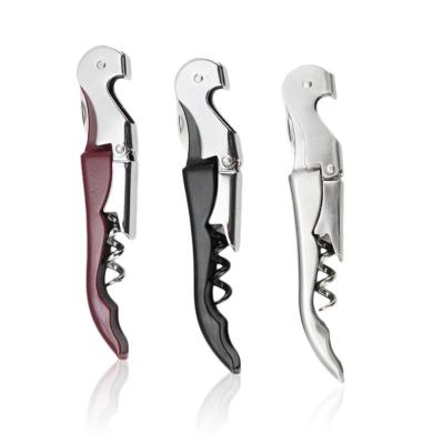 China Promotion Gift Viable Cheap Multicolor Corkscrew Wine Bottle Corkscrew Opener Bar Server for sale