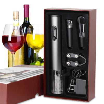 China Viable Wholesale China Products Wine Accessories Electric Wine Bottle Opener Set Rechargeable with Battery Included for sale