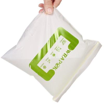 China YURUI Factory OME Disposable Ziplock Material Biodegradable Compostable Material 100% Plastic Bags for sale