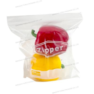 China Custom Printed Food Grade Recyclable Clear Plastic Zip Lock Quarter Click Bag With Retail Box for sale