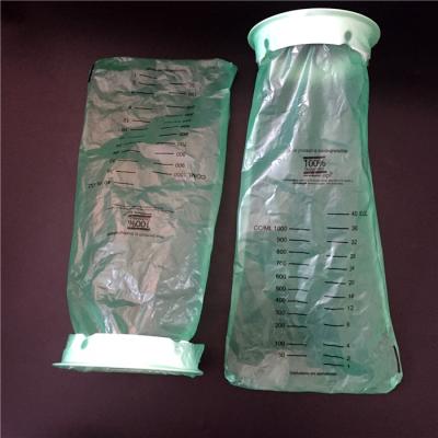 China Custom Portable Disposable LDPE Emesis Vomit Bag Plastic Disposable Vomit Bags For Airplane Travel Hospitals for sale