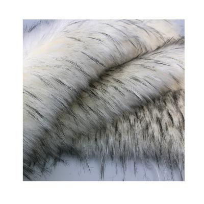 China High Quality Automatic Soft Artificial Fur Fabric Long Pile Faux Fox Fur Material For Clothes Collar Bag Shoes for sale