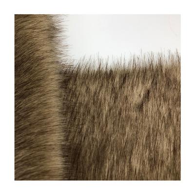 China Auto Upholstery Hot Selling Long Pile Faux Sheepskin Fabric [Stock] Used For Shaoxing Faux Fur Fur Collar And Clothes for sale